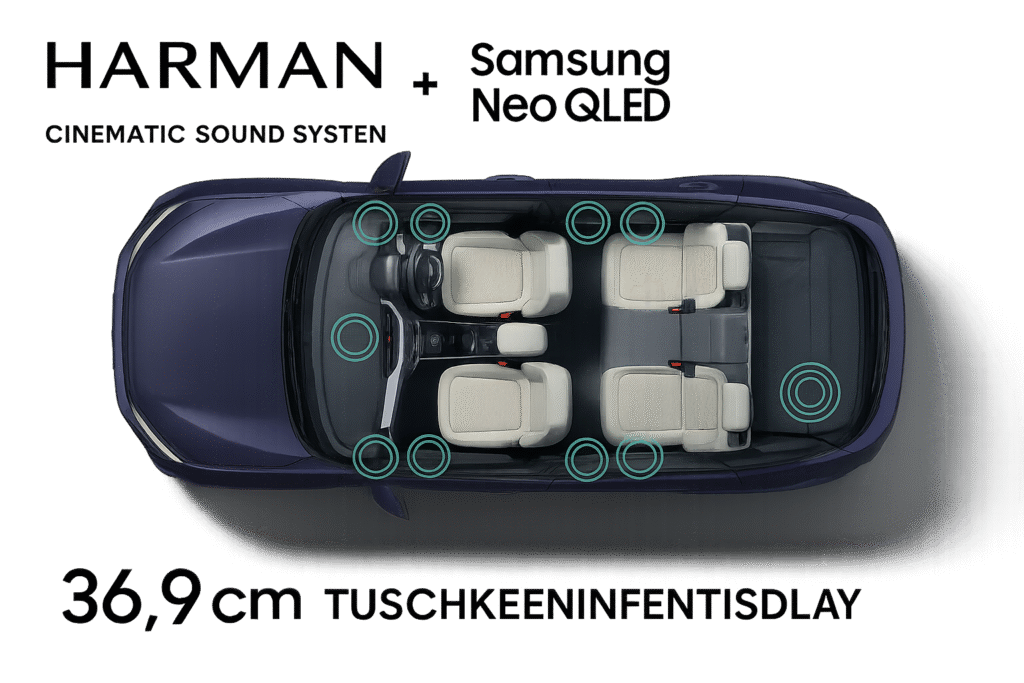harman music system in tata harrier ev