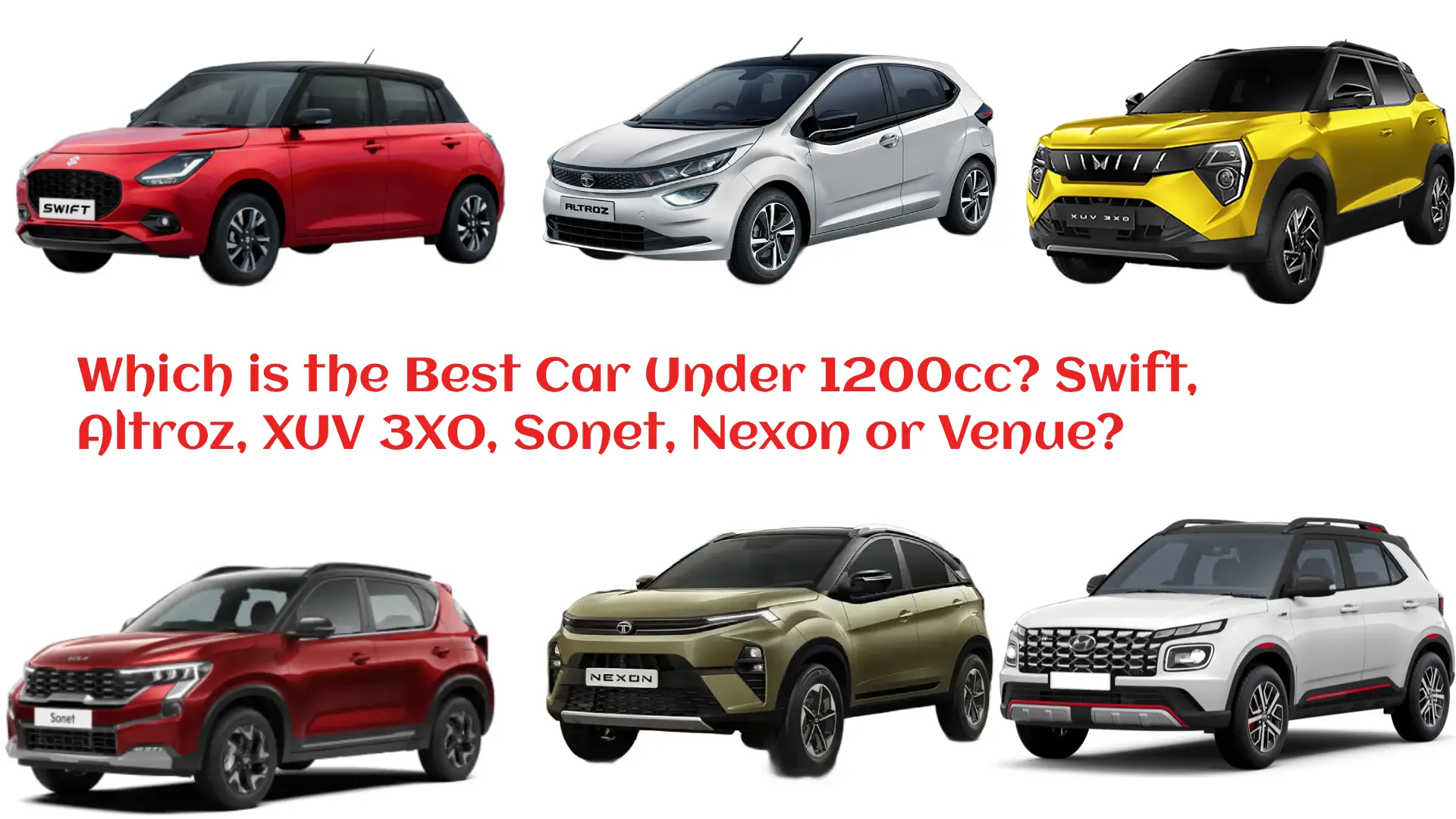 Best 1200cc Cars