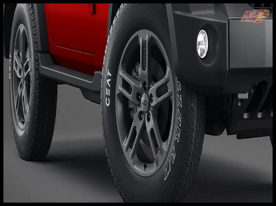 Mahindra Thar Wheels and Tires